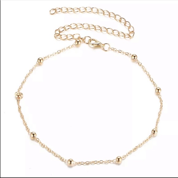 3/$30 💛 Gold Beaded Choker Necklace - Picture 3 of 6